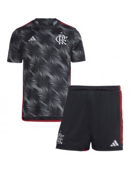 Flamengo Replika Tredje Kläder Barn 2024-25 Kortärmad (+ byxor)